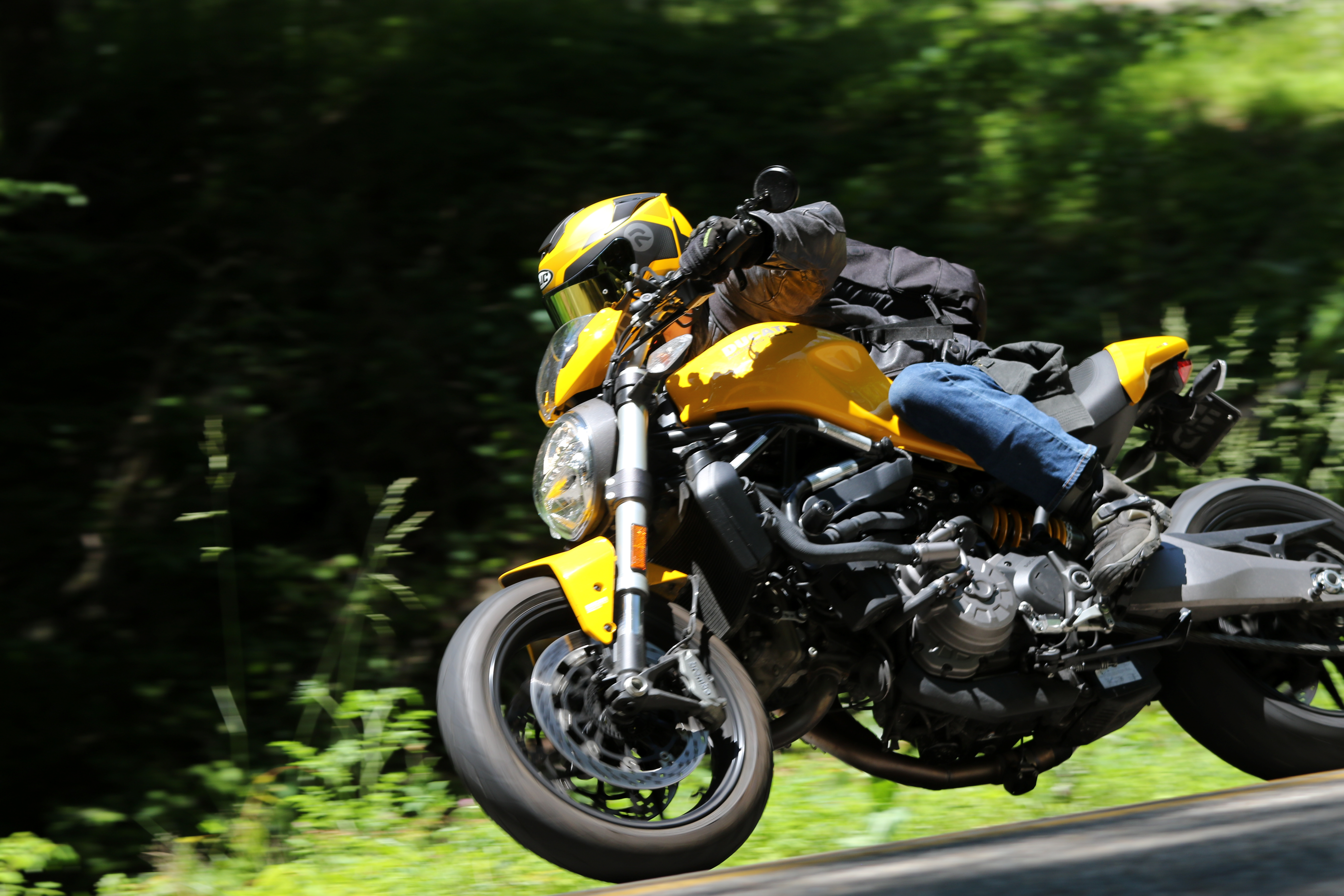 Yellow 2018 821 Ducati Monster 821 Motorcycle